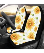 Sunflower and Dandelion Flower Floral Car Seat Covers (Set of 2) - £38.54 GBP