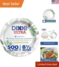 Dixie Ultra 8.5 Inch Heavy-Weight Paper Plates - 500 Count in Botanical ... - $119.85