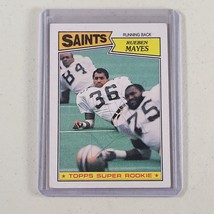 Rueben Mayes #274 Autographed Card New Orleans Saints Super Rookie 1987 ... - £8.49 GBP