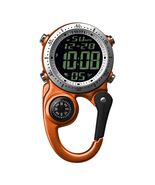 Dakota Digital Backpacker Clip Watch, Pocket Watch Alarm, Timer &amp; Dual Time - $64.95