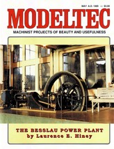 MODELTEC Magazine May 1989 Railroading Machinist Projects - $9.89