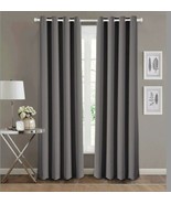 1 pc Regal Comfort Solid Blackout Curtain Panel with Grommet Top (Charcoal) - £23.33 GBP