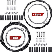 Universal Bicycle Braided Derailleur Cable and Brake Cable Kit for Bicycle MTB - £16.64 GBP