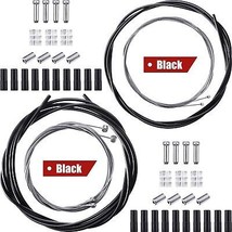 Universal Bicycle Braided Derailleur Cable and Brake Cable Kit for Bicycle MTB - £16.94 GBP