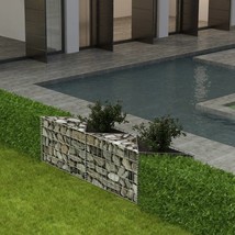 vidaXL Galvanized Steel Gabion Basket - 47.2x11.8x19.7, High-Quality, Durable - €107,46 EUR