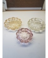 3 Glass Ashtrays - $15.00