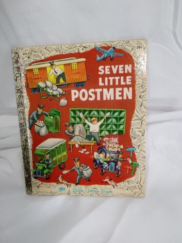 a Little Golden Book Seven Little Postmen~ Fourth Printing 1971 - $4.94