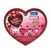 Funko Pocket POP: Marvel Classic Box 4 Pack Heart Box Avengers Dr. Strange Hulk - £22.94 GBP