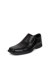 $180 Kenneth Cole Reaction Punchual Slip On Loafer Black Leather shoes m... - £45.71 GBP