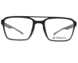 Dragon Eyeglasses Frames DR175 070 KAZ Grey Green Square Full Rim 52-20-140 - $46.42