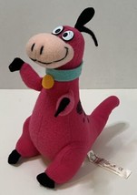 Flintstones Dino Plush Applause 1994 Hanna-Barbera 7&quot; Pink Dinosaur Pet Fred - £10.19 GBP