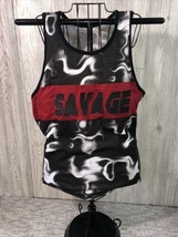 Tank Top Tee Savage Shirt Sleeveless T-Shirt Savage Sexy Summer Top - £10.08 GBP