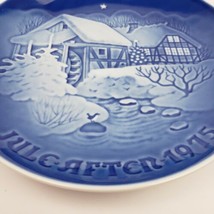 Bing &amp; Grondahl 1975 The Old Water Mill Christmas Plate Jule After Denmark Blue - £11.19 GBP