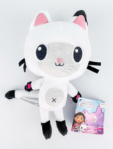 Gabbys Dollhouse 8 Inch Pandy Paws White Cat Purrific Plush New With Tag - $19.30