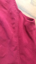 Columbia Full Zip Vest  Outdoor Hiking Women&#39;s Size XL Pink Nylon Fleece... - $23.22