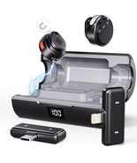 Moman Coin Wireless Lavalier Microphone for iPhone/Android/Camera/Laptop/PC - $27.99