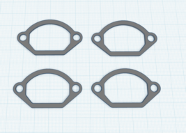 Reed Gasket Honda Spree NQ50 (1986/87) Elite E SB50 4 gaskets - $9.20