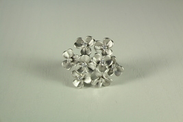 Flower Silver Plated Rring - $55.00