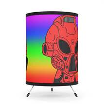 Peace Pride Visitor Alien Robot Cyborg Tripod Lamp with High-Res Printed Shade,  - £41.82 GBP