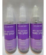 Bath &amp; Body Works Antibacterial Hand Spray French Lavender 3 FL OZ Lot O... - £31.45 GBP