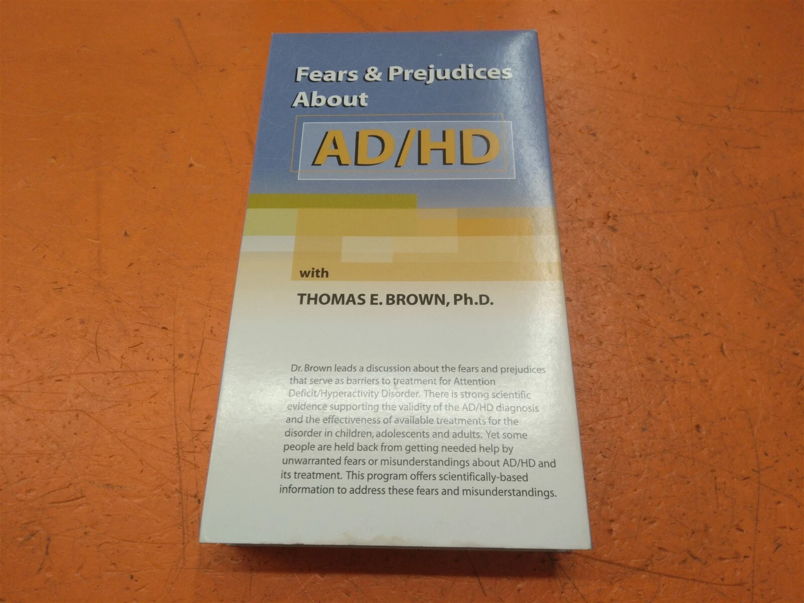 Fears &amp; Prejudices About AD/HD (VHS) - €5,15 EUR