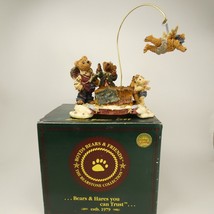 Boyds Bears-The Flying Lesson...This End Up #227801 Musical Box  1997 BO... - £17.56 GBP