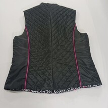 Ruby Rd Puffer Vest Women's Medium Black Full Zip Pockets Lightweight RN#107680 image 15