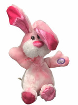 Dan Dee Pink Sitting Easter Bunny Rabbit Animated Wiggles to Hop Hop Hop Song - £11.77 GBP