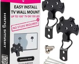 Hangsmart Tv Wall Mount No Stud Easy Install, Diy Hangs Any Tv In Minute... - $101.99