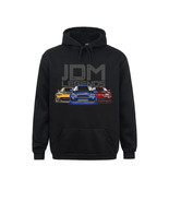 JDM Legends Nissan Skyline Toyota Supra Mazda RX7 men&#39;s hoodie black - $562.45 MXN