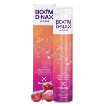 Boom D-NAX Multivitamin Immune Support Boosts Energy Anti-Aging 20 Efferves - £21.54 GBP