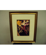 Star Creations Framed Watercolor Print ~ Piano Dancers, Free Shipping! - £15.91 GBP