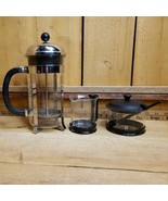 Bodum 34oz Chrome Chambord Dome French Press 5 pc Set Coffee Maker Cream... - $60.71 CAD