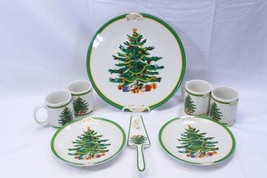 Lindsey Jordan Holiday Home Christmas Tree Lot of 8 Xmas - $198.19 MXN