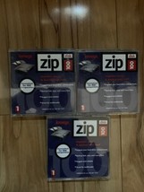 Iomega Zip 100 3-Pack Disks Formatted for IBM Compatibles In Excellent Condition - £11.99 GBP