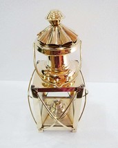 Antique 12&quot; Ship Lamp Boat Oil Lantern Maritime Collectible Home Decor - £83.51 GBP