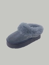 WILD DIVA Embellished Faux Fur Platform Booties - $29.95
