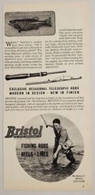 1946 Print Ad Bristol Hexagonal Telescopic Fishing Rods Horton Bristol,CT - £12.18 GBP