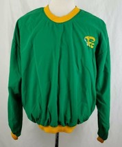 Vintage Warm Up Jacket Pecatonica High School (WI) Pullover Large Green ... - $17.99