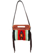 Women's Western Handwoven Wool Rodeo Cowgirl Purse Shoulder Handbag 27FK50 - $108.89