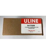 ULINE (1 Roll) QUARANTINE BLACK WHITE CAUTION BARRICADE TAPE 3&quot; X 1,000&#39; - £23.58 GBP