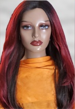Burgundy Ombre Wig - $40.00