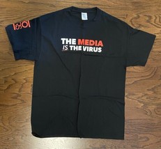 InfoWars T Shirt Mens Large - The Media is the Virus Limited Edition Alex jones - £76.37 GBP