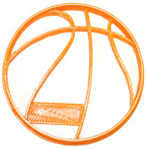 Basketball Ball Team Sport Small Size Detailed Cookie Cutter Made in USA... - $3.99