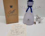 2001 Avon Brilliant Snowman Tabletop Lamp - Winter Christmas Gift Collec... - $14.79