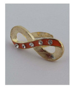 New Two Tone Infinity Adjustable Ring - $8.00