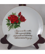 Saji Fine China There&#39;s No One Like A Mother Roses 8.5&quot; Decorative Plate... - €12,46 EUR