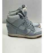 Nike Dunk Sky High Wedge Women’s Gum Sole Essential Grey Denim Size 8.5 ... - £34.67 GBP