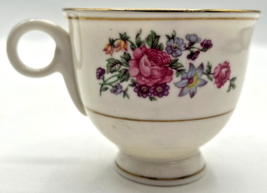 Vintage Theodore Haviland Floral Small Tea Cup U194 - $12.99