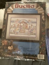 Bucilla Nativity Counted Cross Stitch Kit Linda Gillum Christmas 83043 New - $23.38